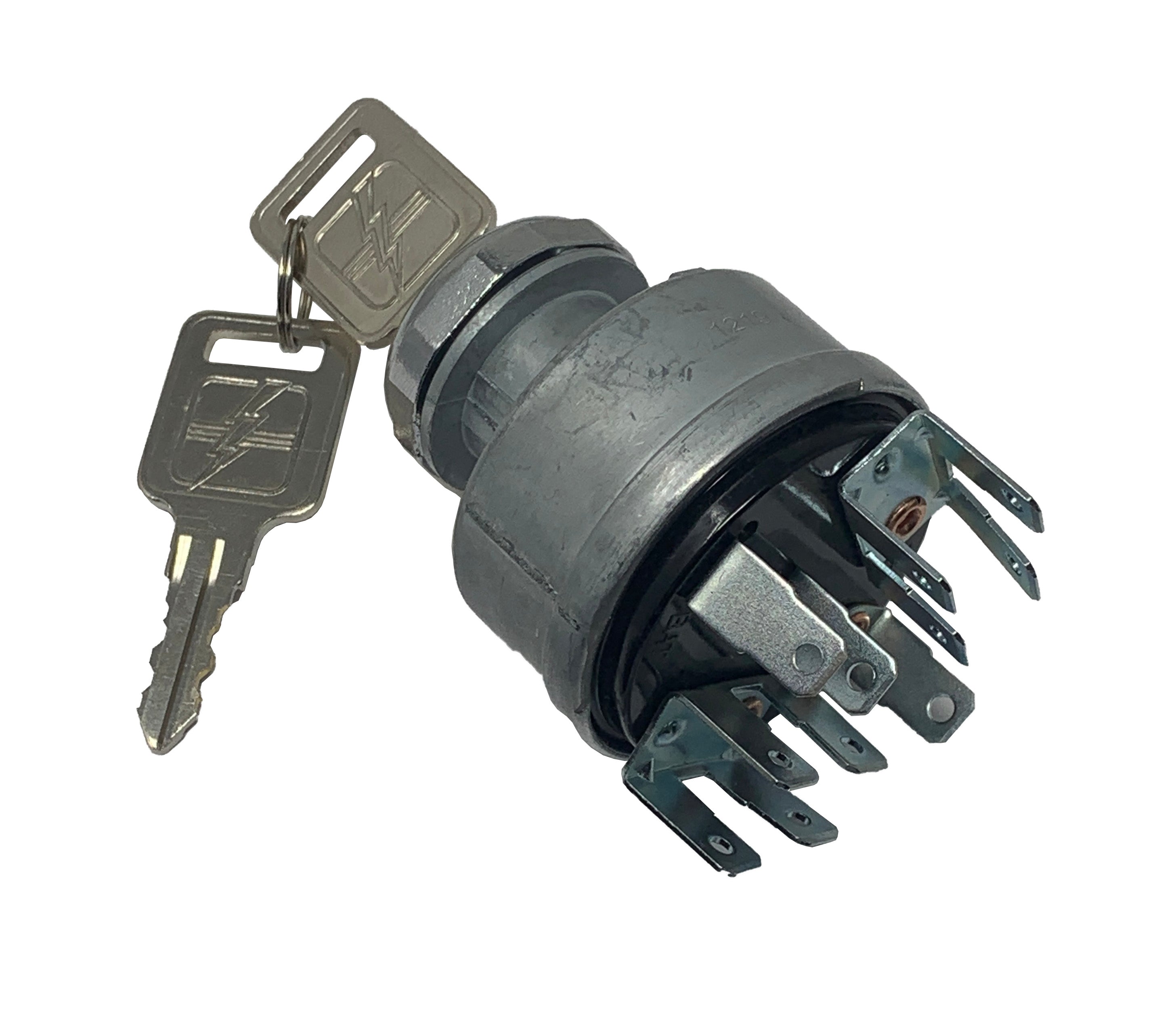 American Autowire Ignition Switch 4 Position with AAW Logo Key American Autowire Ignition Switch 4 Position with AAW Logo Key