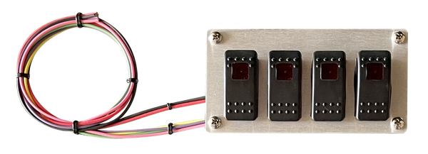 Rocker Switch Panel - 4 Position – American Autowire