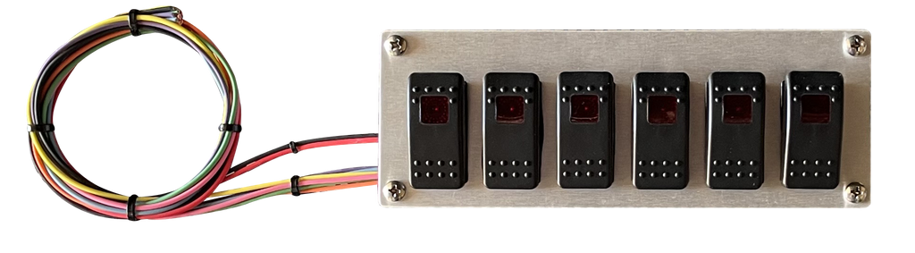 Rocker Switch Panel - 6 Position – American Autowire