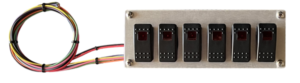 Rocker Switch Panel - 6 Position – American Autowire