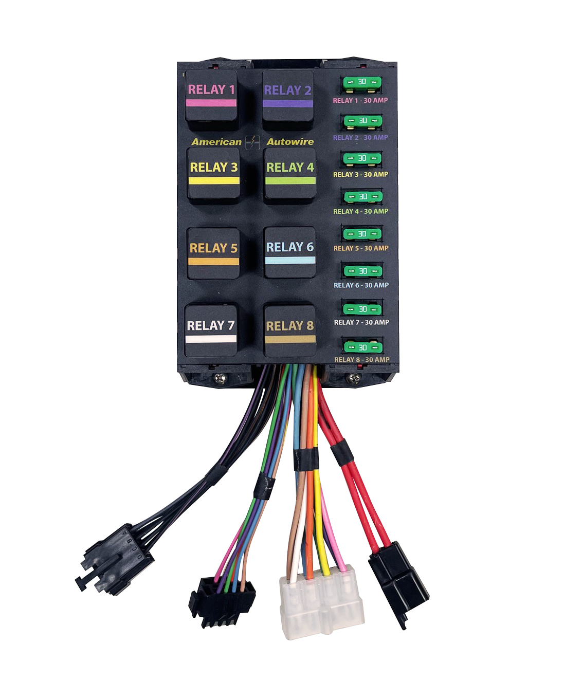 8 Position Banked Relay Panel – American Autowire