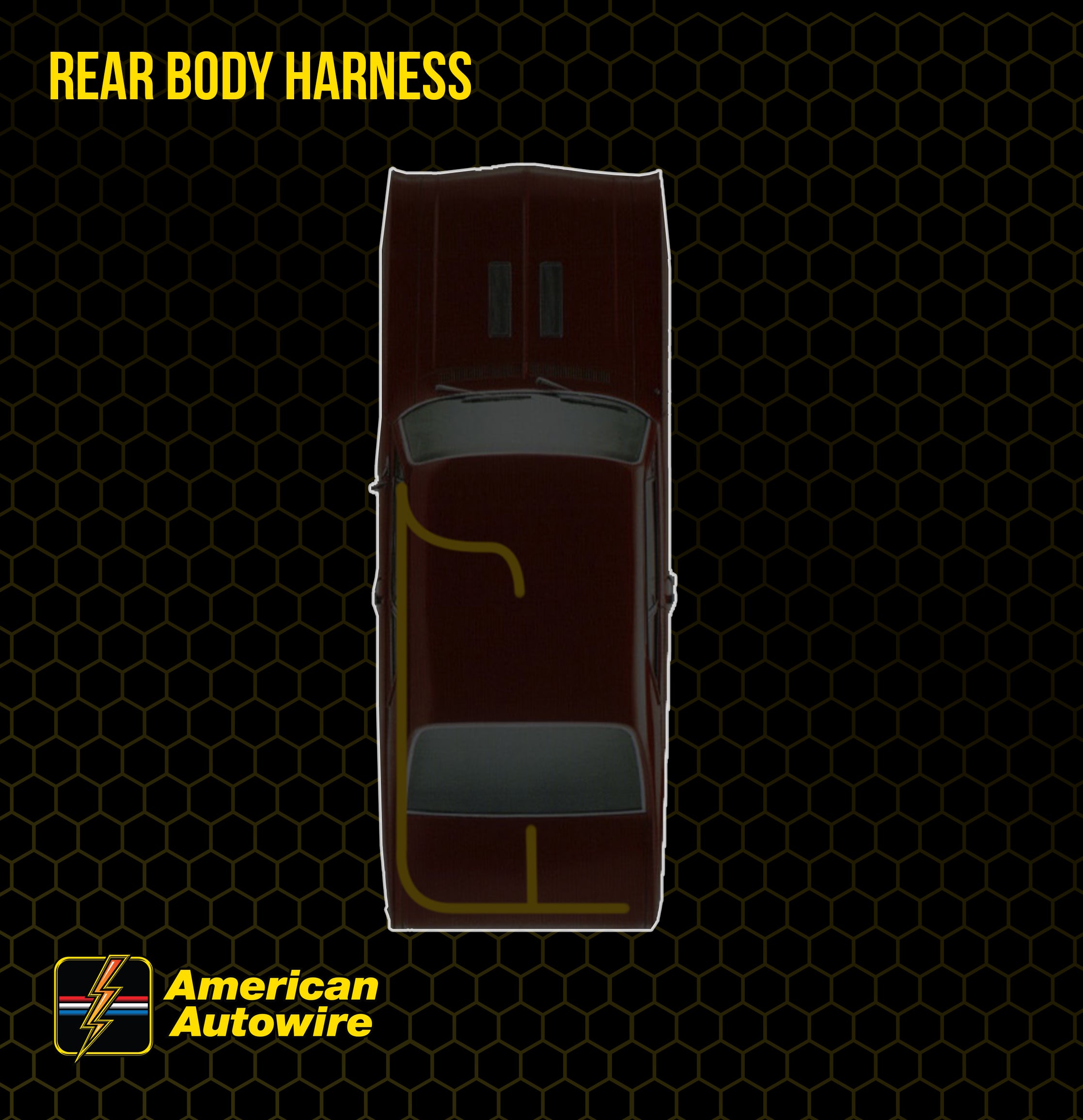 Rear Support Shell Harness Rear Body Harness – American Autowire